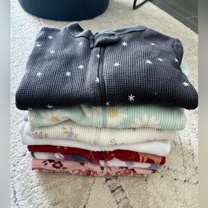 Girls footie sleeper bundle, 12 months